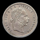 Austria · ¼ florín · 1872–1875 · KM# 2217 · lado 1