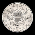 Austria · 1 chelín · 1924 · KM# 2835 · lado 2