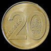 Belarus, 20 Kopeken, 2009 — Rückseite
