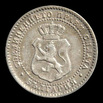 Bulgária, 2½ stotinki, anverso; tipo 1888; Cuproníquel