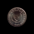 Cipro — 5 cent — Testa di toro — 2001 — dritto
