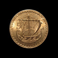 Chypre — 5 mils — Embarcation — 1963 — revers
