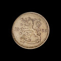 Finlande, 1 markka, avers: Lion ou armoiries finlandaises et date; type 1928–1940; exemplaire 1936