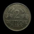Allemagne RFA — 2 marks — Épis et grappes — 1951 — revers