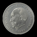 Allemagne RFA — 2 marks — Konrad Adenauer — 1969 — revers