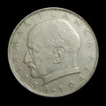 Allemagne RFA — 2 marks — Max Planck — 1957 — revers