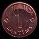 1 santims — Reverso