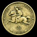 Lituania, 5 centai, dritto; tipo 1925; Bronzo di alluminio