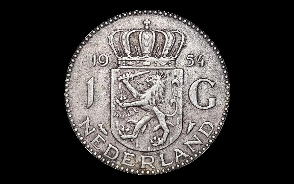 1 fiorino, Giuliana, rovescio; tipo 1954–1968; esemplare 1954