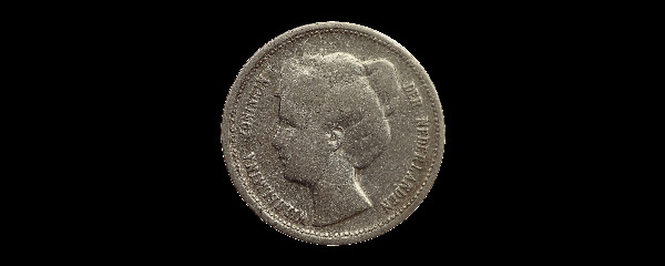 10 centesimi, Guglielmina, dritto; tipo 1898–1901; esemplare 1898