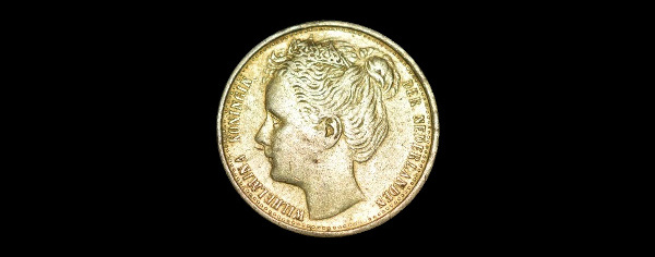 10 centesimi, Guglielmina, dritto; tipo 1903; esemplare 1903