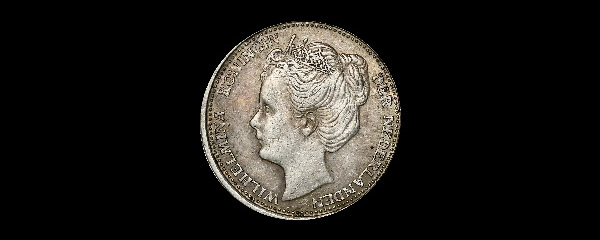 10 centesimi, Guglielmina, dritto; tipo 1904–1906; esemplare 1906