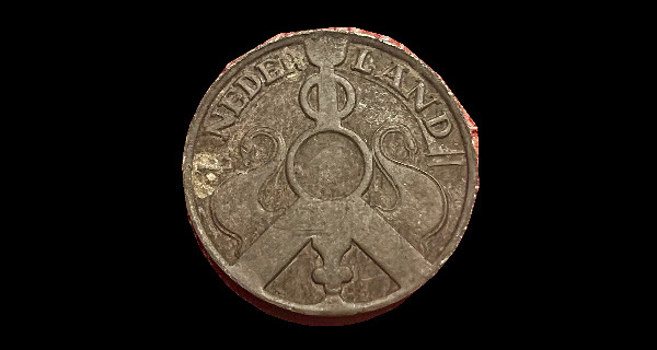 2½ centesimi, Occupazione tedesca, dritto; tipo 1941–1942; esemplare 1941