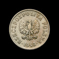 Polen — 50 Groszy — Adler und Nennwert — 1949 — Vorderseite