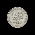 Polen — 5 złotych — Adler und Nennwert — 1989 — Vorderseite