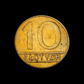 Polen — 10 złotych — Adler und Nennwert — 1989 — Rückseite
