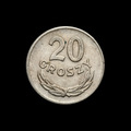 Polen — 20 Groszy — Adler und Nennwert — 1949 — Rückseite