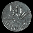 Slovaquie, 50 halierov, revers; type 1943–1944; Aluminium