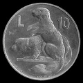 10 lire · 1975 · Reverse