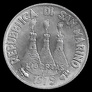2 liras · 1975 · Anverso