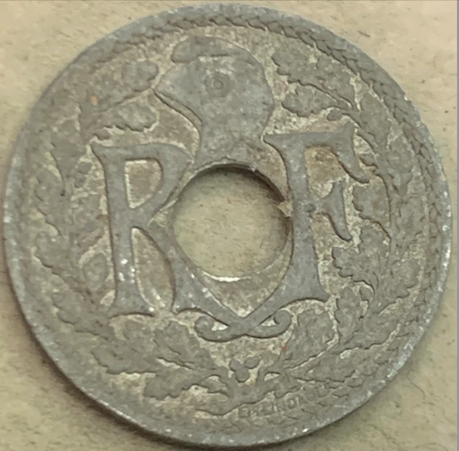 10 cêntimos, France, 1941, anverso