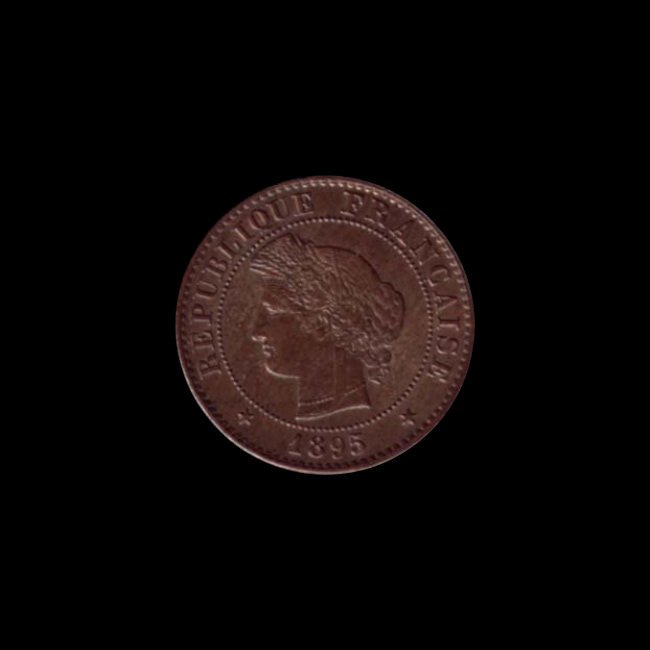 France — Troisième République — 1 centime Cérès — 1872 — 1897 — avers