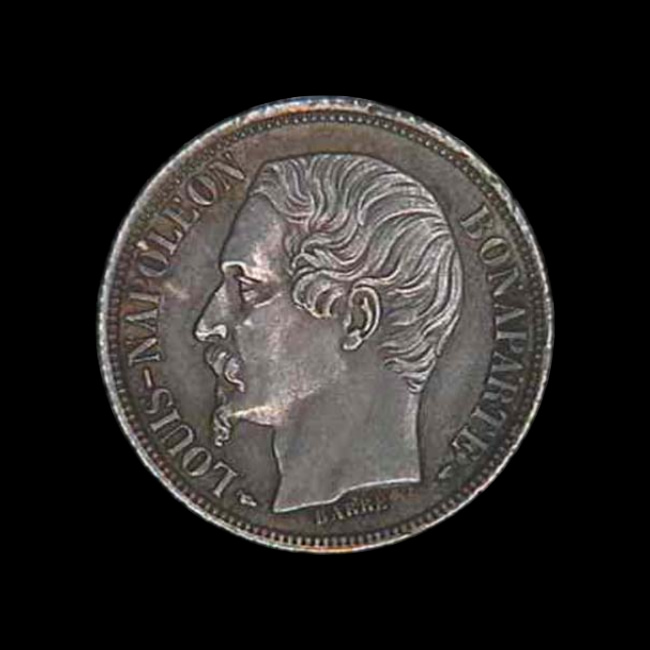 France — Deuxième République — 1 franc Louis-Napoléon — 1852 — 1852 — avers