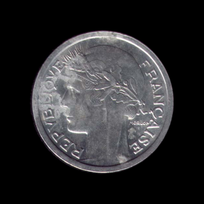 France — État Français — 1 franc Morlon — lourde — 1941 — 1941 — avers