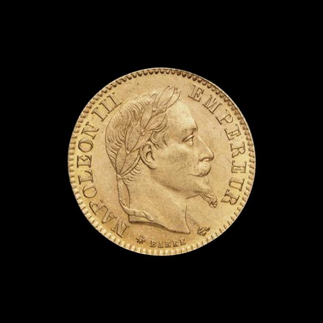 France — 10 Francs — Or — 1862–1868 — Second Empire — avers