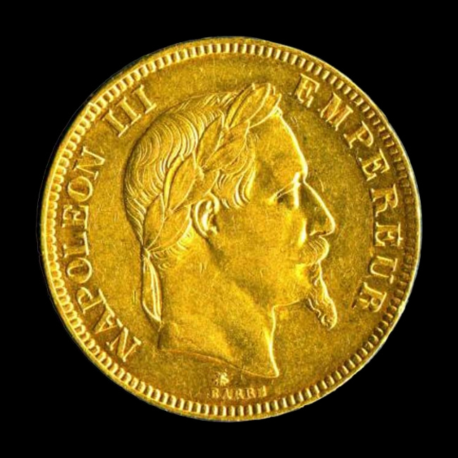 France — 100 Francs — Or — 1862–1870 — Second Empire — avers