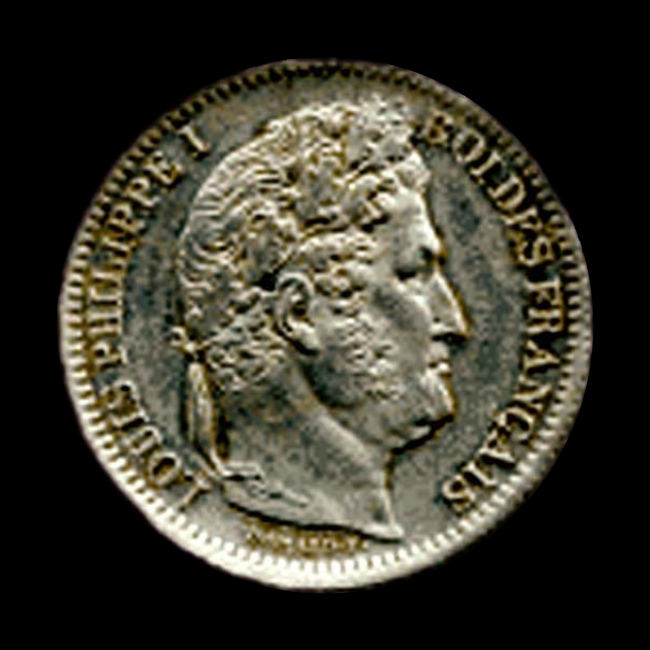 France — Louis Philippe I — 2 francs Domard — 1831 — 1848 — avers