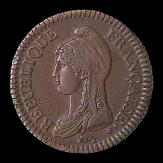 France — 20 centimes — Directoire — 2 décimes Dupré — 1795 — 1796 — avers