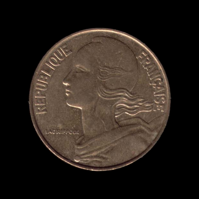 France — Cinquième République — 20 centimes Marianne — 1962 — 2001 — avers