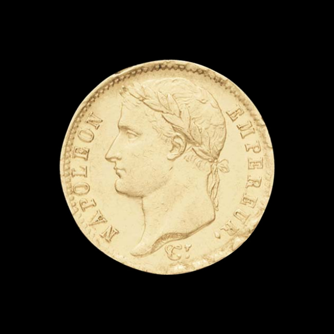 France — 20 Francs — Or — 1807–1808 — Premier Empire — avers