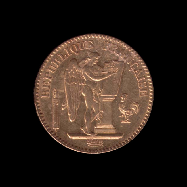 France — 20 Francs — Or — 1848–1849 — Deuxième République — avers