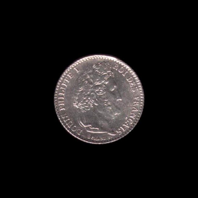 France — 25 centimes — Louis Philippe I — Quart de franc Domard — 1831 — 1845 — avers