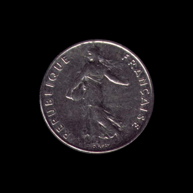 France — Cinquième République — 50 centimes Semeuse — 1964 — 1999 — avers