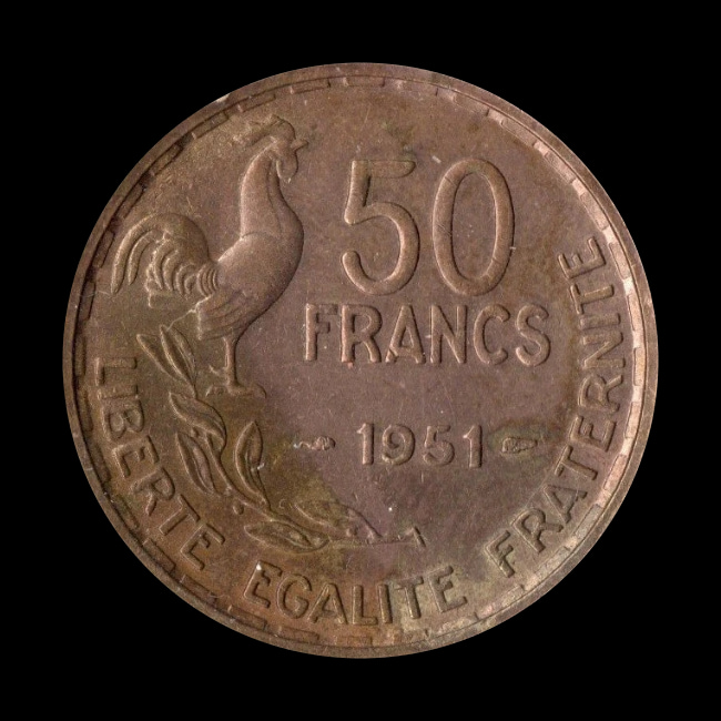 France — 50 francs — revers