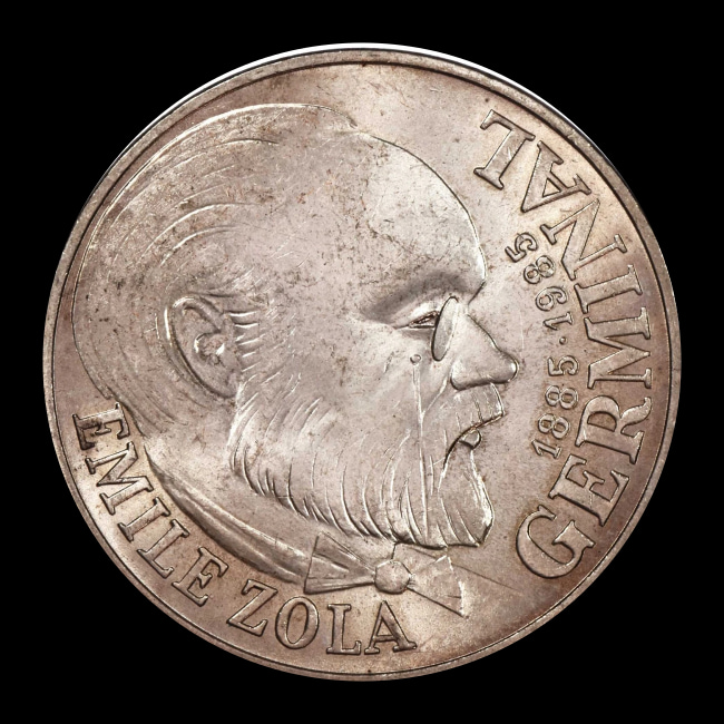 France — 100 Francs — Argent — 1985 — Cinquième République — avers