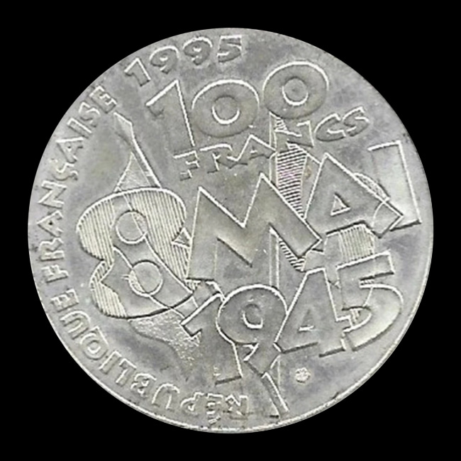 France — 100 Francs — Argent — 1995 — Cinquième République — revers