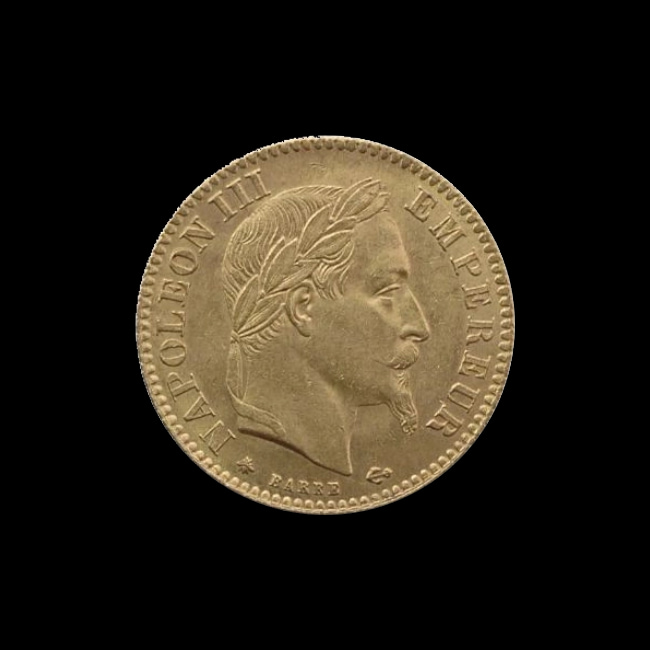 France — 10 Francs — Or — 1862–1868 — Second Empire — avers