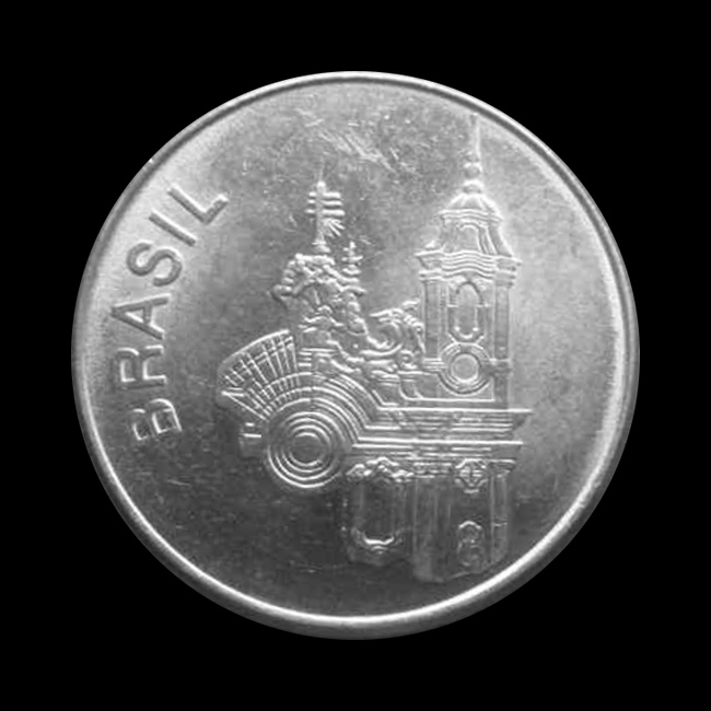 Brasilien — 20 Cruzeiros — Edelstahl — 1981–1986 — Cruzeiro novo und zweiter Cruzeiro — Vorderseite