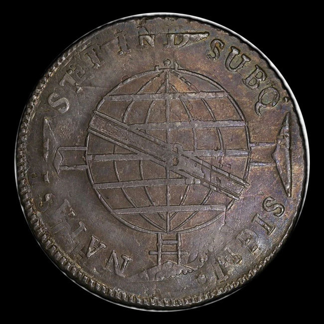 Brasil — 960 Réis — Prata — 1816 — Real histórico — João regente — reverso