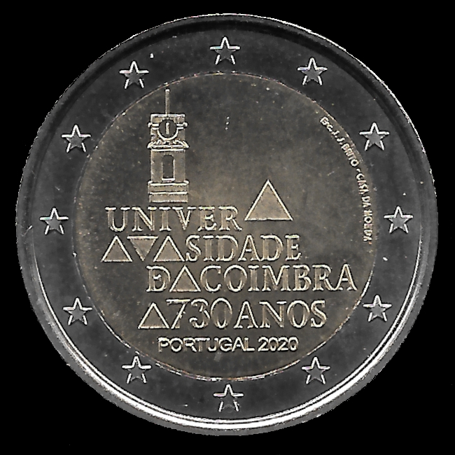 2 euro conmemorativos Portugal 2020