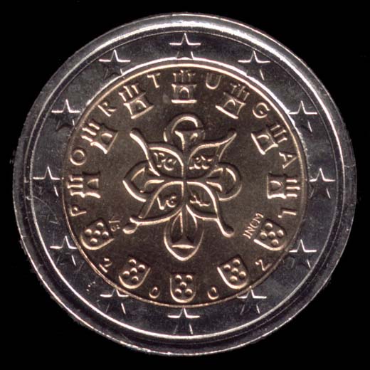 Cara nacional: 2 euros – Portugal